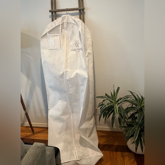 Vera Wang Farrah Wedding Gown Ivory Size 10 - Picture 5 of 14